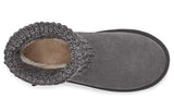 Women's UGG Classic Solene Mini Cozy Stay Warm Outdoor Casual Gray