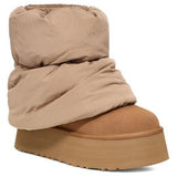 Women's UGG Classic Mini Dipper Puffer Boot 'Amphora Chestnut'
