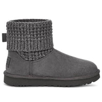 Women's UGG Classic Solene Mini Cozy Stay Warm Outdoor Casual Gray