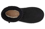 Women's UGG Classic Solene Mini Snow Boots Black