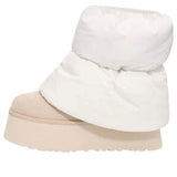 Women's UGG Classic Mini Dipper Puffer Boots 'White Ceramic'