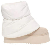 Women's UGG Classic Mini Dipper Puffer Boots 'White Ceramic'