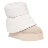 Women's UGG Classic Mini Dipper Puffer Boots 'White Ceramic'