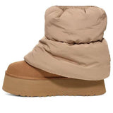 Women's UGG Classic Mini Dipper Puffer Boot 'Amphora Chestnut'