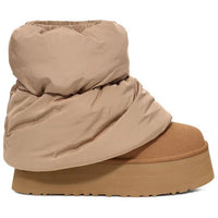 Women's UGG Classic Mini Dipper Puffer Boot 'Amphora Chestnut'