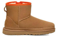 Women's UGG Classic Mini Zipper Tape Logo 'Chestnut'