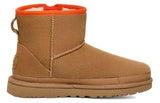 Women's UGG Classic Mini Zipper Tape Logo 'Chestnut'